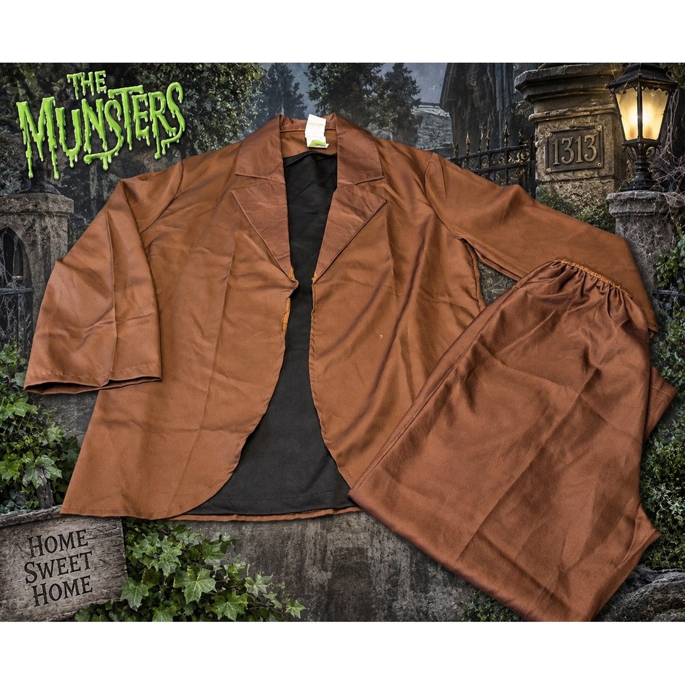 Rubies The Munsters Herman Adult Costume Brown Polyester 2-Piece Set One Size